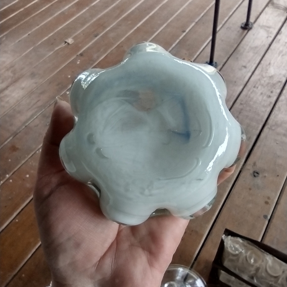 Murano Italian Art Glass Bowl Swirl MCM - Picture 3 of 6